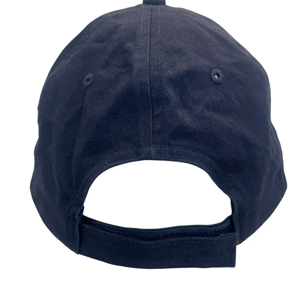 Lands End Mercedes-Benz Club America Hat Navy Blue Cotton Logo Baseball Cap OSFA